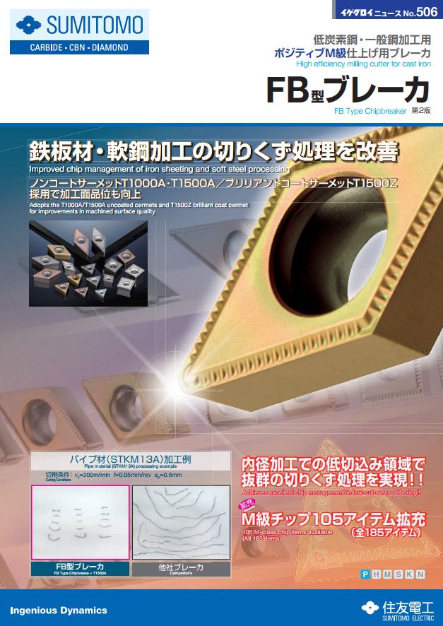 FB 型 - 断屑槽